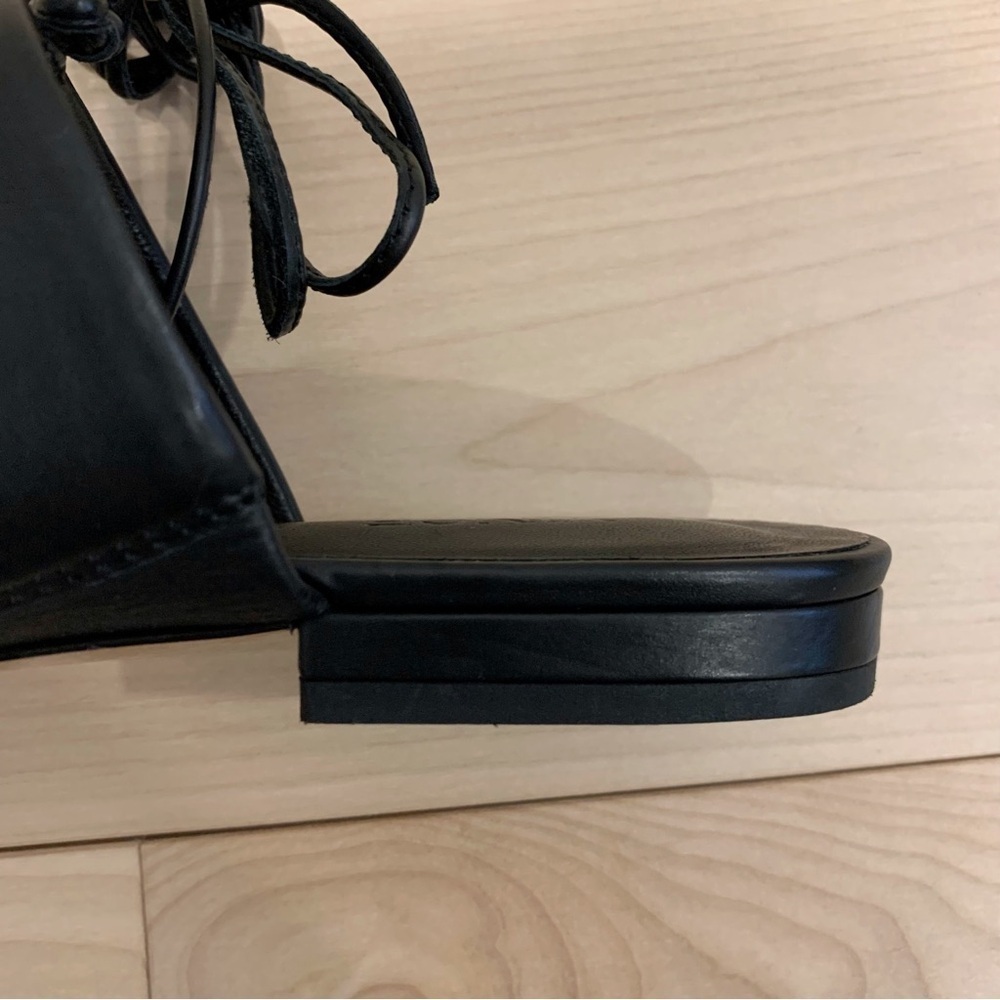 Vince Damon Leather Lace Up Sandals - Picture 7 of 11